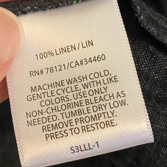 EUC linen Eileen Fisher coat dress - Picture 4 of 8